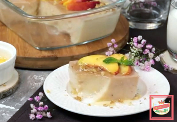 Воздушный десерт из сметаны и кефира