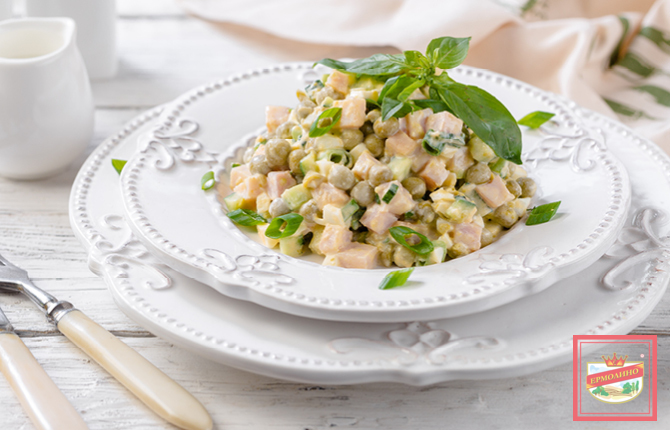 Куриный салат из субпродуктов с сыром и грибами – пошаговый рецепт приготовления с фото